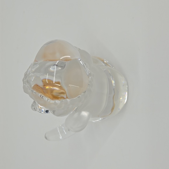 Disney Lenox Crystal & Gold Figure Pooh from Winnie the Pooh Rare Xmas special - Picture 8 of 13